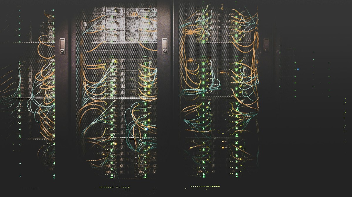 RealmCDN data center with server racks